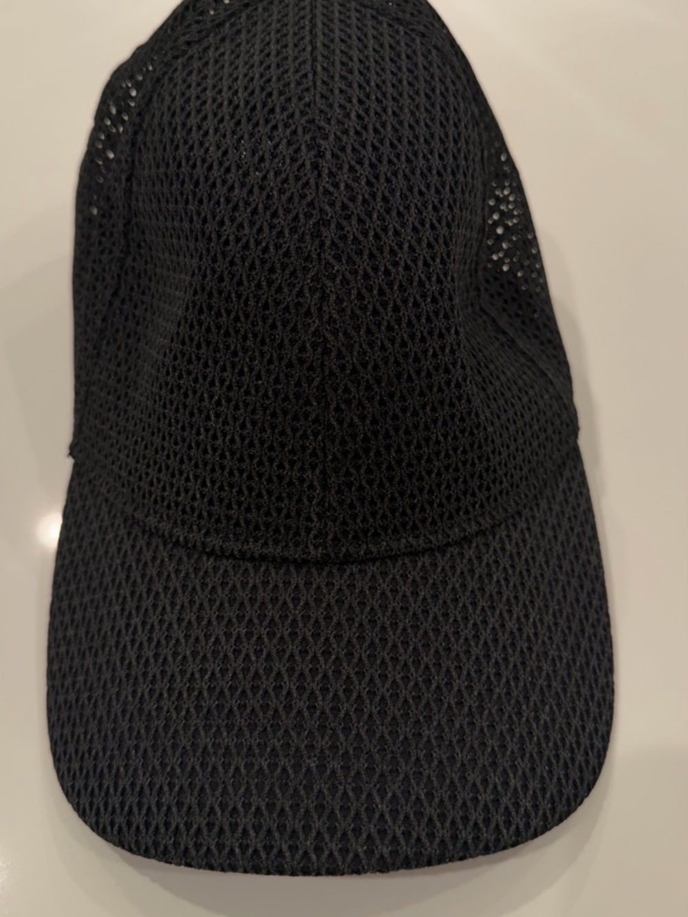 lululemon athletica Black Mesh Hat with Logo Tag